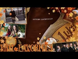 🍂FALL FAVORITES [Fashion,Candles,Movies]🍂