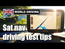 2024 UK Driving Test Tips - Sat Nav - What You Need to Know