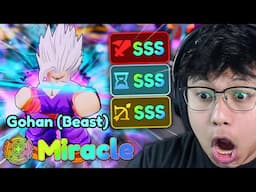 Miracle GOHAN (BEAST) SSS Max Stats Showcase is OVERPOWERED!