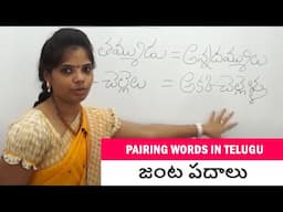 జంట పదాలు | Pairing words in Telugu for all | Learn Telugu