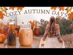 Cozy Autumn Days 🕯️🍂 Comforting Fall Recipes, Autumn Movie Night & Crochet 🍁 A Cozy Autumn Vlog