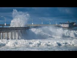 King Tide In Santa Cruz, CA - November 16, 2024