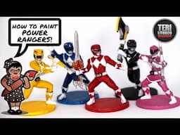 How To Paint The Power Rangers From Power Rangers: Heroes of the Grid (Tutorial)