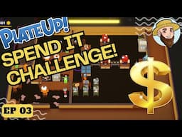 Spend It ALL Challenge! -  Solo Play PlateUp! I Part 3,  #coffee  #plateup #challenge