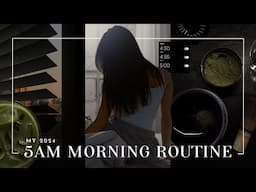 5AM MORNING ROUTINE (2024) | *realistic* healthy habits for early mornings, and my updated routine