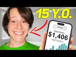 I Made My First $1,000 Dropshipping (15 Yrs Old)