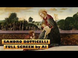 Masters of Painting | Full Screen | Sandro Botticelli | Fine Arts | Great Painter | Italian Painters