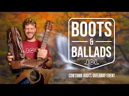 Boots & Ballads Giveaway Event! | Full Quill Ostrich Cowtown Boots