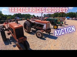 Have Used Tractor Prices Dropped? ~ Auction at Southeast Old Threshers Reunion in Denton, NC