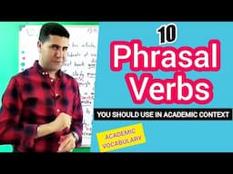 Phrasal Verbs in English ✨10 Most Common Phrasal Verbs you MUST know