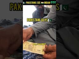 Pakistanis see 🇮🇳 Indian Rupees for the First Time🇵🇰