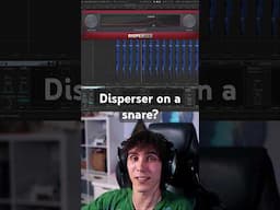 Don't put a disperser on your snare...unless it sounds good #sounddesign