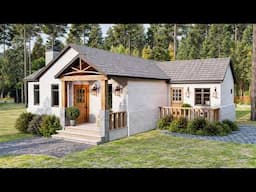 24'x34' (7x11m) Warm and Rustic – The Perfect Small Family Home