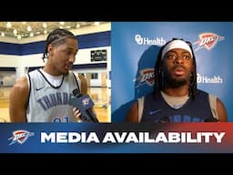 One on One with Aaron Wiggins + Lu Dort Media Availability | November 4, 2024 | OKC Thunder