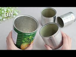 VERY Beautiful ! Christmas decoration idea with Tin cans - Genius recycling crafts - DIY hacks