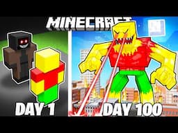 I Survived 100 Days as WEIRD STRICT DAD in HARDCORE Minecraft!