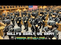 Minecraft Pe Uniform Mod Showcase - Willy's Early US Army | More Uniform, Helmet, Vest, Mask