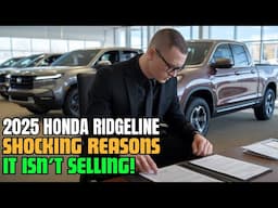 Why the 2025 Honda Ridgeline is Struggling: 8 Shocking Reasons! Here's Why!