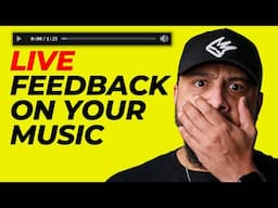 Reacting & giving FEEDBACK to your music LIVE!