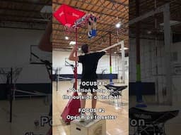 Using AcuSpike Team Trainer for Volleyball Lesson to improve Arm Swing