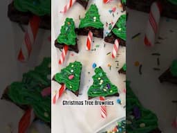 Christmas Tree Brownies #Shorts #HolidayTreat #HolidayBaking #ChristmasTreats #Christmas2024