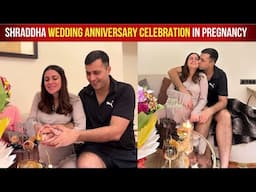 Heavily Pregnant Shraddha Arya Celebrates 3rd Wedding Anniversary With Husband Rahul Nagal