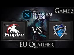 Dota 2 Team Empire vs Vega Squadron | Shanghai Major 2016