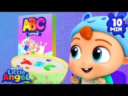 ABC Alphabet Breakfast Song + More Little Angel Nursery Rhymes and Kids Songs | Learning ABCs 123s