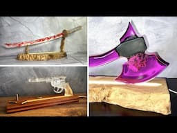 Amazing Epoxy Resin Ideas | Decorative Lamps | DIY RESIN ART | Relaxing Video