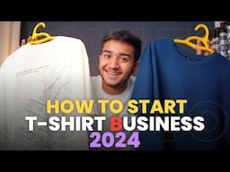 How to Start Successful T-shirts Business in 2024 || T-shirts Business