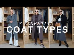 THREE BEST COAT TYPES FOR AUTUMN WINTER | The shapes you need for every occasion & outfit