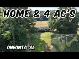 Blount County 4 Acres Mini Farm & Brick Home - Alabama Land For Sale