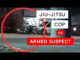 Jiu-Jitsu Cop Fights Suspect With Gun