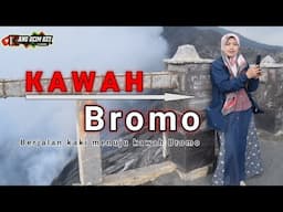 KAWAH BROMO || JALAN KAKI MENUJU KAWAH BROMO||