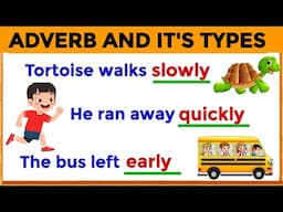 Adverbs | Types of Adverbs | Learn Adverbs | English Grammar | Adverb definition