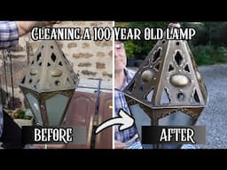 "From Dust to Dazzle: Transforming an Antique Lamp"