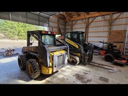 Welcoming in the New Holland  C 232 skidsteer