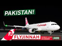 Flying in PAKISTAN! · FLYJINNAH Economy A320 🇵🇰 Lahore ✈ Karachi 🇵🇰 Domestic Delight!