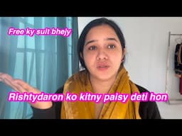 Sbko free ky suit bhejy | ramzan ko help q nhi ki | Mobile sale krdiya | Sitara yaseen vlog