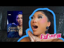 Zahirah Zapanta Reaction Rupaul's Drag Race UK Season 6 | Meet The Queens Cast Ruveal