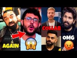 LAFDA AGAIN! Ajaz Khan VS Carryminati, Purav jha & Harsh Beniwal, Tech burner, Mrbeast, KSI