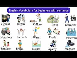 Vocabulary In English For Beginners | Daily use English vocabulary | English words | action verbs