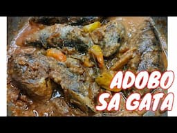 HOW TO COOK ADOBONG TULINGAN SA GATA  | ADOBO SA GATA NA ISDANG TULINGAN