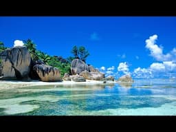 Seychelles Island Ambience with Seaside Bossa Nova Music for Stress Relief