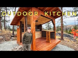 Outdoor Kitchen Build Final Episode: Off Grid Cabinets & Counters #19