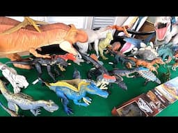 Toda Coleção de Dinossauros Jurassic World e Jurassic Park - Pyroraptor, Scorpius Rex, T-Rex