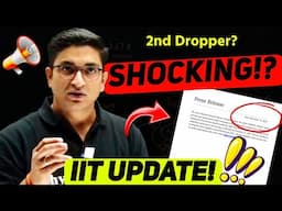 SHOCKING Update 🚨‼️2 Attempt Only I JEE MAINS EXAM DATES | JEE Student ध्यान दें - Sachin Sir Honest