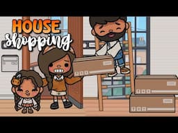 HOUSE SHOPPING 🍂 👜 || Toca boca life world || family roleplay 🧸 *with voice*