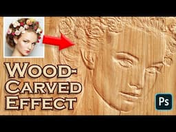 Photoshop: Create a WOOD-CARVING Effect from PHOTOS.