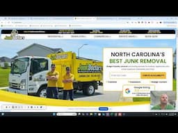 Over 2500 Monthly Organic Traffic with Junk Removal SEO